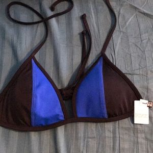 large pink tie triangle top